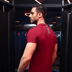 Battle Tee - Crimson Velvet