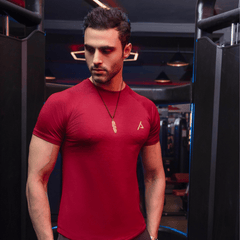 Battle Tee - Crimson Velvet