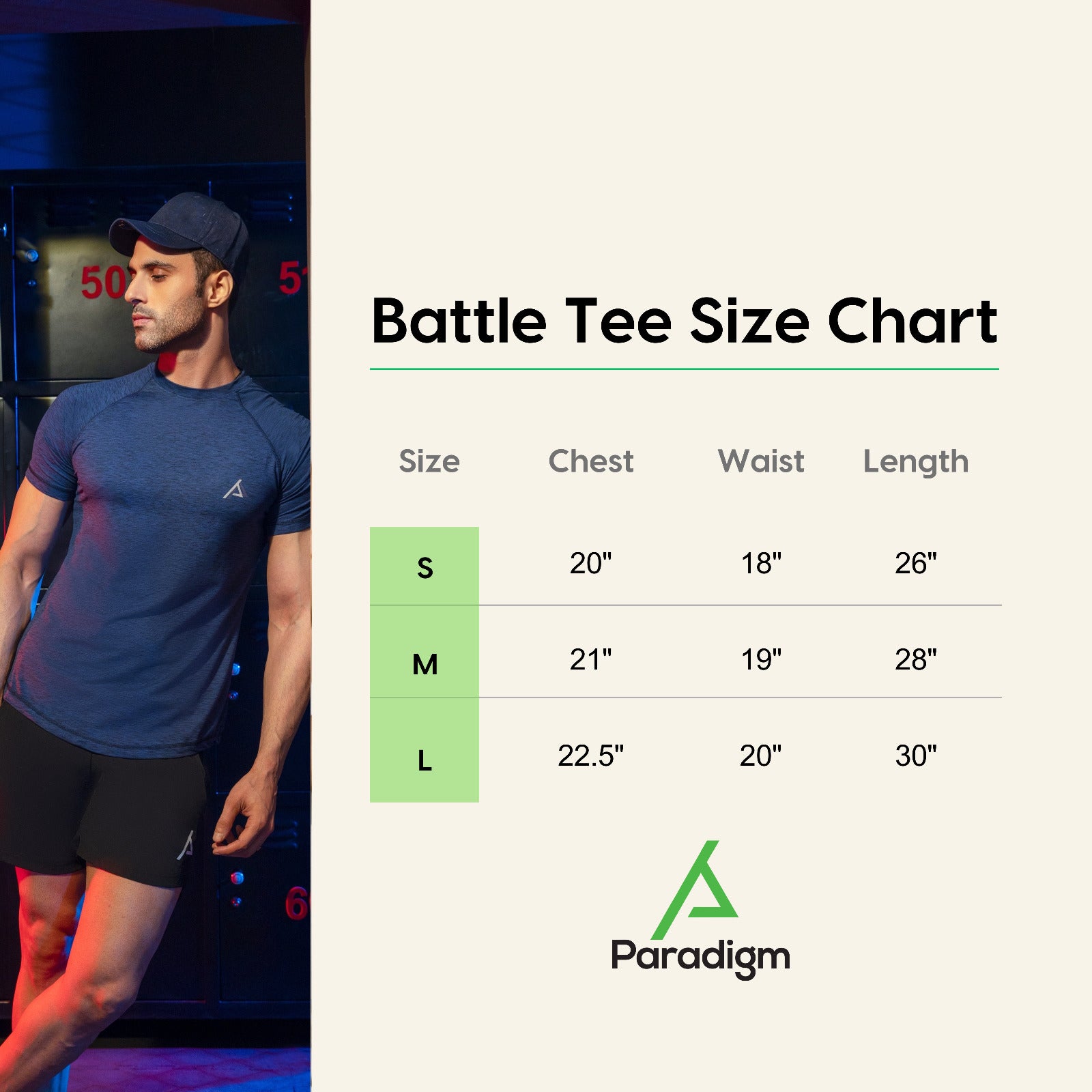 Battle Tee -  Lightning Blue