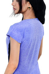 Surge Tee - Lavender Black