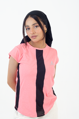 Surge Tee - Pink Black