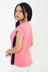 Surge Tee - Pink Black