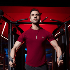 Battle Tee -  Crimson Velvet